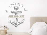 Wandtattoo Lieblings Ankerplatz