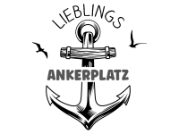 Wandtattoo Lieblings Ankerplatz Motivansicht