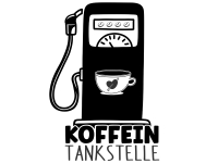 Wandtattoo Koffein Tankstelle Motivansicht