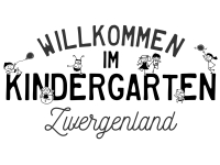 Wandtattoo Willkommen im Kindergarten Motivansicht