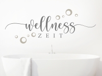 Wandtattoo Wellness Zeit mit Kreisen