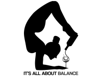 Wandtattoo All about balance Motivansicht