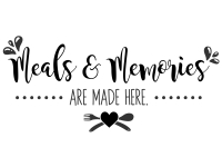 Wandtattoo Meals & Memories Motivansicht