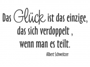 Wandtattoo Das Glück ist das einzige... Motivansicht