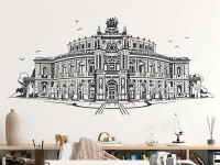 Wandtattoo Semperoper