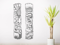 Wandtattoo Tiki