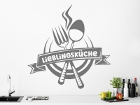 Wandtattoo Lieblingsküche Design