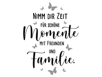 Wandtattoo Zeit für schöne Momente Motivansicht