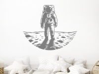 Wandtattoo Astronaut auf dem Mond