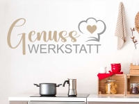 Wandtattoo Genusswerkstatt