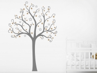 Wandtattoo Baum im Sternenkleid