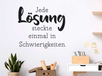 Wandtattoo Jede Lösung