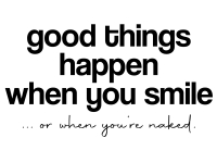 Wandtattoo Good things happen Motivansicht
