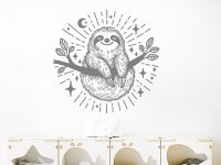 Wandtattoo Lustiges Faultier