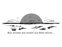 Wandtattoo Ans Meer fahren Motivansicht