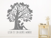 Wandtattoo Lesen ist ein großes Wunder