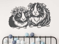 Wandtattoo Meerschweinchen
