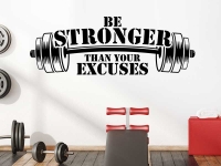Wandtattoo Be stronger