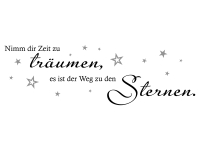 Wandtattoo Der Weg zu den Sternen Motivansicht