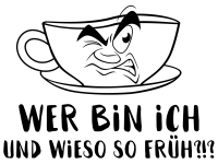 Wandtattoo Wer bin ich Motivansicht