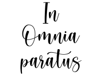 Wandtattoo In Omnia Paratus Motivansicht