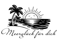 Wandtattoo Meerglück Motivansicht