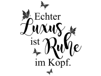 Wandtattoo Echter Luxus Motivansicht