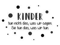 Wandtattoo Was Kinder tun Motivansicht