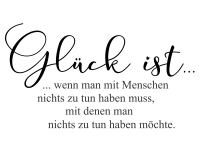 Wandtattoo Mit Menschen nichts zu tun haben Motivansicht