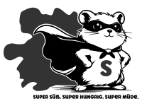 Wandtattoo Super Hamster Motivansicht