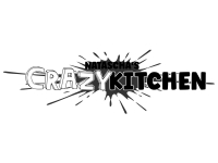Wandtattoo Crazy Kitchen mit Wunschname Motivansicht
