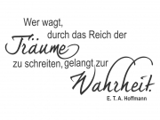 Wandtattoo Wer wagt... Motivansicht