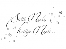 Wandtattoo Stille Nacht... Motivansicht