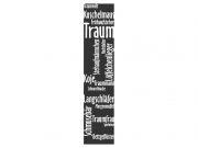 Wandtattoo Wandbanner Traum Motivansicht