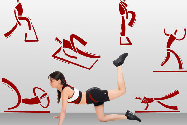 Sport Set Wandtattoos