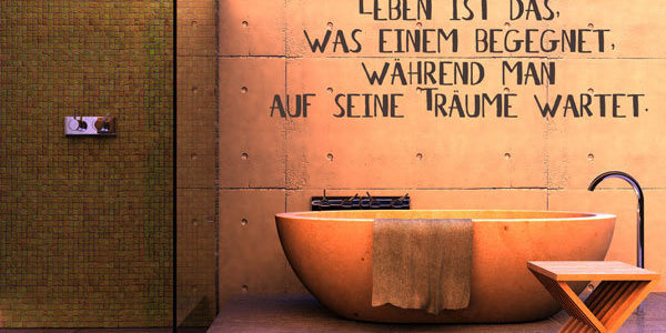 Wandtattoo Leben Träume