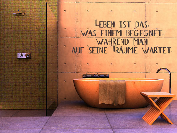 Wandtattoo Leben Träume