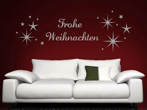 Wandaufkleber Frohe Weihnachten