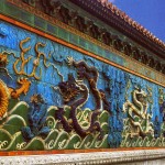 Neun Drachen Mauer in Peking, China