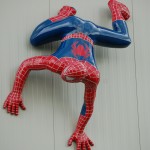 Spider Man an einer New Yorker Häuserwand