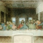 Wandgemälde Abendmal von Da Vinci