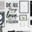 Do all things with love and passion Handschrift Wandtattoo