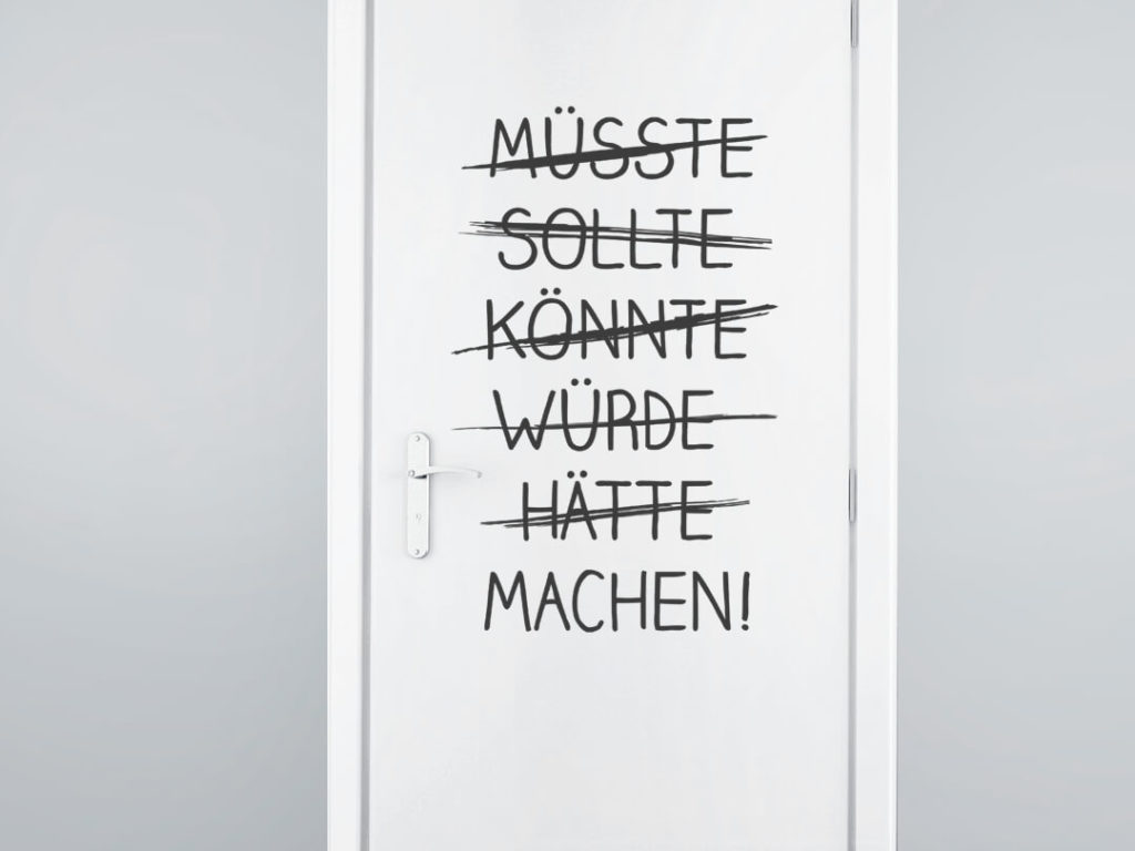 Wandtattoos auf Türen Anleitung & kreative Ideen