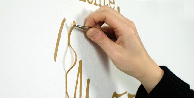 Wandtattoo entfernen Tipps