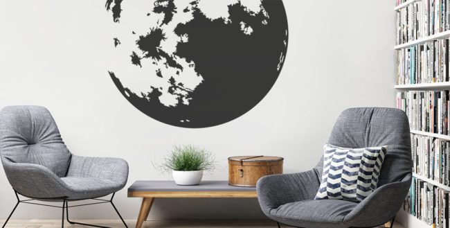 Ideen mit dem Wandtattoo Mond